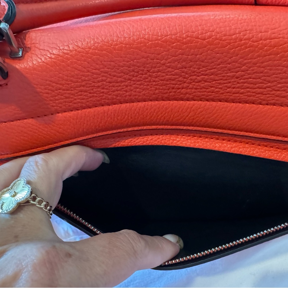 Celine leather/ suede trapeze handbag - Picture 5 of 12